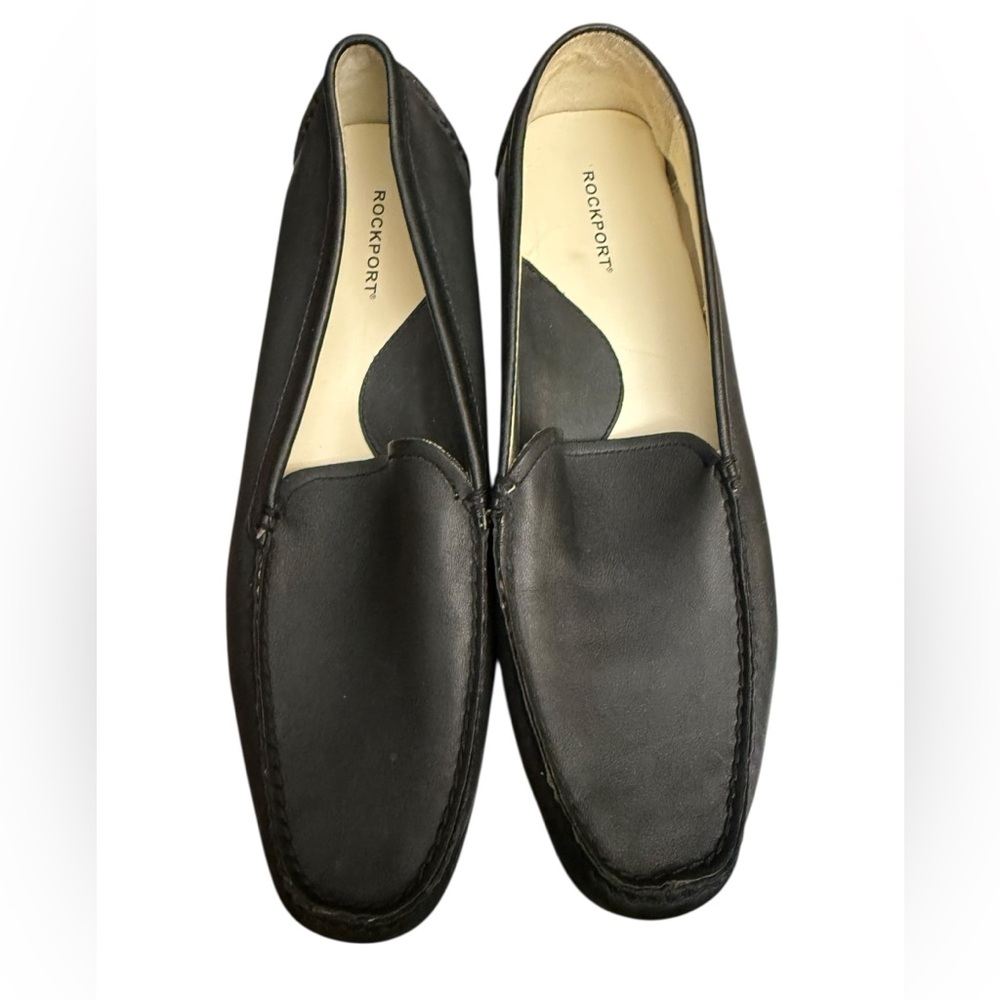 Rockport Men's‎ Classic Venetian Loafers in Black Leather, size 8.5 N